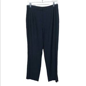 Tahari Blue Rayon Wool Blend Dress Pants Size 8 Petite